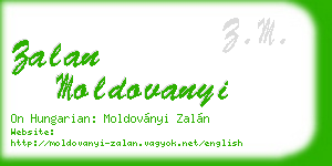 zalan moldovanyi business card